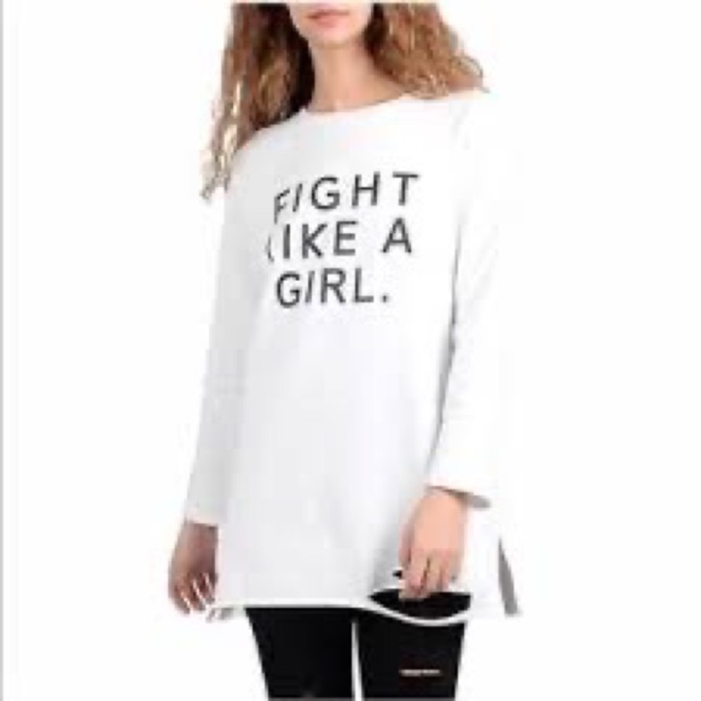 Fight Like a Girl. Lili Sidonio sweatshirt